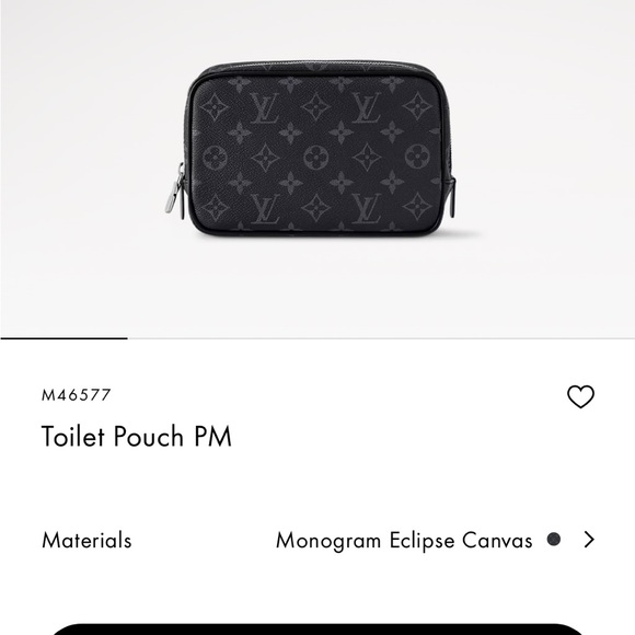 Louis Vuitton Toilet Pouch PM Monogram Eclipse Canvas - Picture 14 of 14